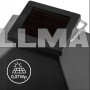 Солнечный светодиодный фонарь BLACK Garden Lamp 2700K Декоративный фонарь